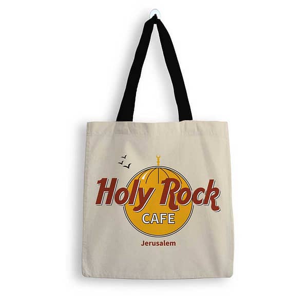 Holy Rock Cafe Mockup tote bag